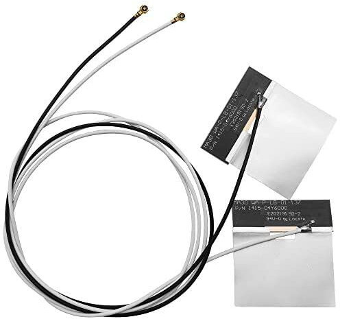 1 coppia IPEX 4 MHF4 Antenna 2.4GHz 5GHz 3dBi Antenna WiFi interna per computer portatile M.2 NGFF Modulo 7265 8265 9260 9560 AX200 AX201 WiFi 6 Cavo antenna 50/72 cm
