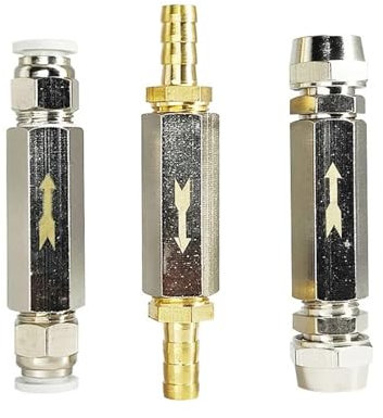 1 STÜCKE Pneumatische Rückschlagventil Anschluss 6mm 8mm 10mm 12mm Luftschlauch Gas Einwegventil 1/8 1/4 3/8 1/2 Kompressor Rohrverschraubung Adapter(CV-03)