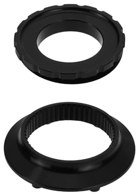Be In Your Mind 1 Set Bike 6-Bolt to Centerlock Disc Brake Adapter Compatible with DT Swiss QR Thru-Axle Hubs Bicycle Hub Centerlock Black