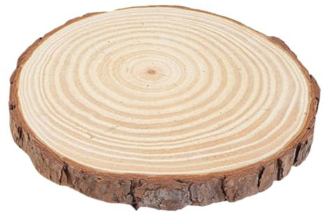 Happyyami Dalles de Bois pour Jardin, Pierre de Marche Décorative en Bois, Forme Rondin, Résistante, pour Allée DIY et Intérieur