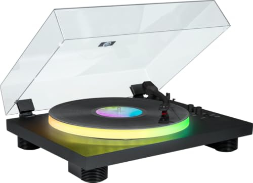 Bigben Tourne Disque Bluetooth avec Plateau Lumineux PARTYBTTDLIGHT
