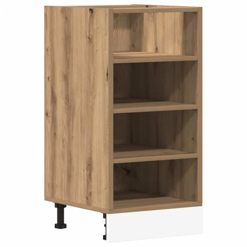 vidaXL Unterschrank Riga Artisan-Eiche 40x44,5x81,5 cm Holzwerkstoff