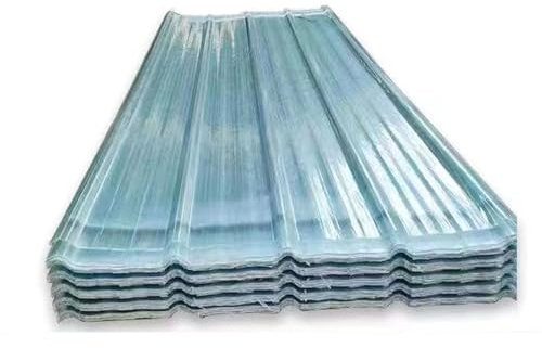 Lot de 3 panneaux de fenêtre de toit en fibre de verre avec plaque de toiture en polycarbonate de 1,5 mm pour toit d'abri, protection UV, isolation thermique, 0,9 x 1,1 m