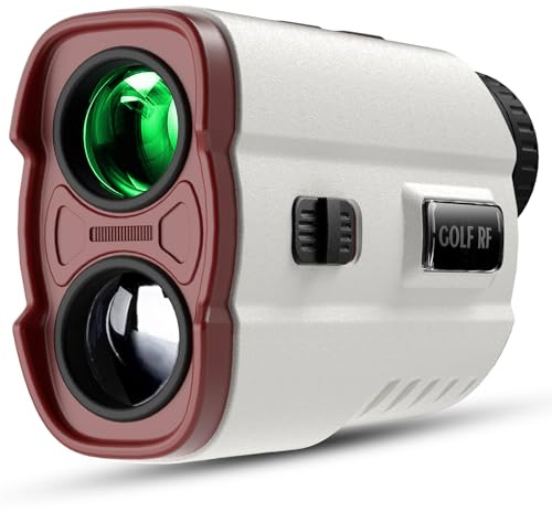 APTGRF Telemetro da golf con pendenza, telemetro laser da 1000 metri con vibrazione di bloccaggio ad alta precisione, ingrandimento 7x, batteria ricaricabile