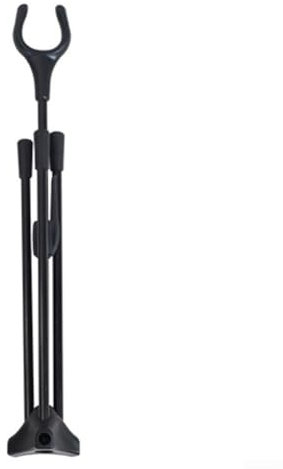 FortunateSweet Leichter Bogenständer mit Dreieck-Stabilität, ideal für Recurve- und Langbogen-Enthusiasten (schwarz)
