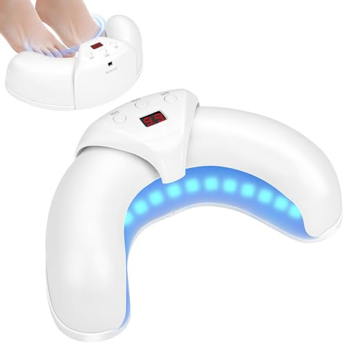 Nail Fungus Laser Device, Nail Light with 910nm Infrared Light and 470nm Blue Light, Nail Fungus Treatment for Toenail & Fingernails, Portable Nail Fungus Cleaning Device, Safe & Reliable