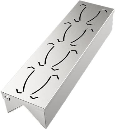 Barbecue per affumicatore – Heavy Duty Smoker Box | per barbecue in acciaio inox con pratico coperchio a cerniera per il massimo del fumo