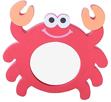 SUPVOX Bath Mirror Toys for Boy Girl Eva Cartoon Mirror Floating Toy in Water for Bath Fun and Sensory Play for Boy Girl Months Random Style