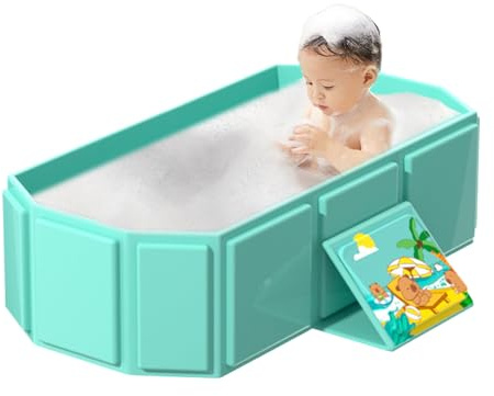Ceprznvey Tragbare Badewanne für Kinder, faltbare Badewanne für Kinder | Duschbecken für Reisen, Garten, Krippe, Mädchen,