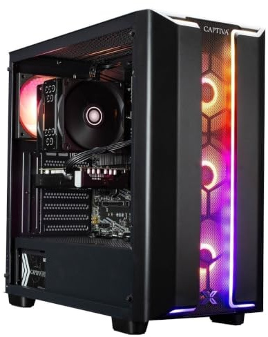 Captiva PC Highend Gaming R90-946 | AMD Ryzen 5 7600X | 32GB DDR5 RAM | NVIDIA GeForce RTX 5080 16GB | 1 TB SSD | ohne OS