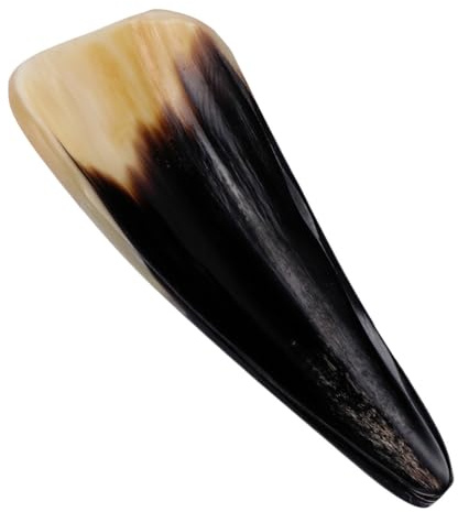 Luxshiny 1pezzi Strumento per Massaggi in Corno Naturale Forma Triangolare Tavoletta per Scraping e Sollievo Muscolare Accessorio Decontratturante e Drenante per Tensione Muscolare
