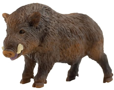 Bullyland Wildschwein Spielzeug Figur, 8 cm, ab 3 Jahren, 64446 | Perfekt als Spielzeug Figur, Dekoration und kleines Geschenk, Für Kinder und Sammler, PVC frei
