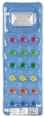 Jilong Fashion Pool Mat 190x70 cm Wasser Schwimmmatte Luftmatratze Strandmatte Poolliege Wasserliege