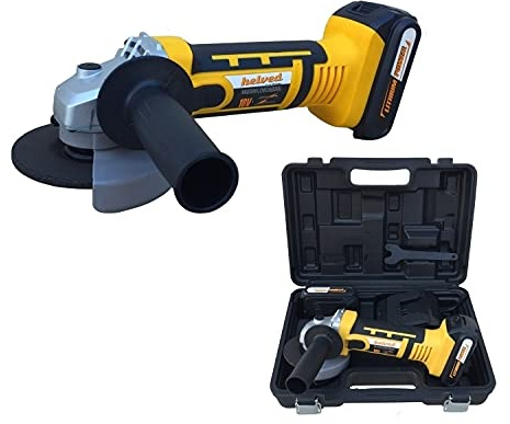 Smerigliatrice angolare/Flex 115mm a batteria 18V Litio c/batteria di riserva Helved Tool Master - EG10429