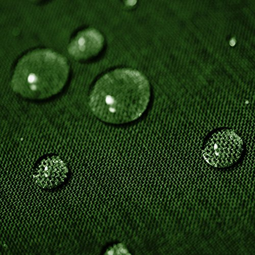 amp-artshop Gartentischdecke Lotus Effekt Eckig 135x200 cm Dunkelgrün Grün - Farbe wählbar mit Fleckschutz - (LE_E135x200DGrün)