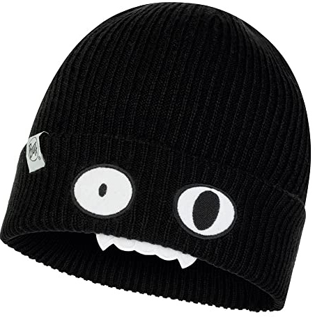 Buff Child Knitted HAT Funn BAT Black-Black