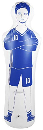 Alomejor Fußball Trainingshilfe 0,35 mt PVC Boxsack Dribbeln Übergeben Bohrer Torwart Verteidiger Training