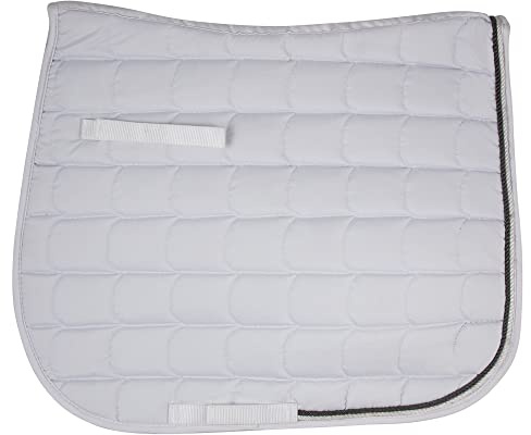 PFIFF 102911 VS Schabracke Dyat, hochwertige Satteldecke, modisches Steppmuster, Quik-Dry Untermaterial, Weiß, Pony