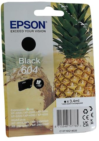 Epson Ink/604 603 Starfish 3.4ml BK SEC