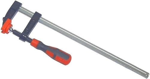 Dunnet Tools F Clamps Bricklaying Metalwork 600mm / 24 Inch Heavy Duty Wood Clamps For Woodwork F Clamp Soft Grips Quick Slide Mechanism Woodworking Carpentry Tools And Equipment