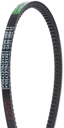 sourcing map Gezahnte Keilriemen 68(1730mm) Draußen Umfang 13mm Breite Gummi Antrieb Gürtel für Kraftübertragung