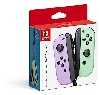 Joy-Con (L)/(R) - Pastel Purple/Pastel Green (Renewed)