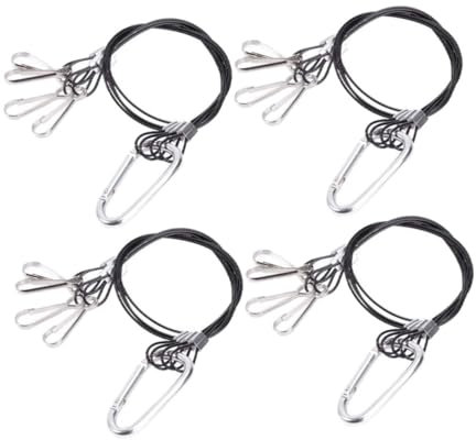 POPETPOP 12 Stk Wasser-cluster-licht-hängeseil Aufhänger Aus Metall Kleiderbügel Aus Metall Lampenhalter Für Aquarien Lampenfassung Für Aquarium Blumentopf 201 Lichtständer Rostfreier Stahl