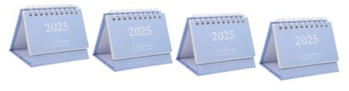Operitacx 4stücke Tischkalender Einfacher Stehkalender Für Schreibtisch Haushaltskalender Für Planung Und Notizen Geeignet Für Lehrer Schüler Und Berufstätige