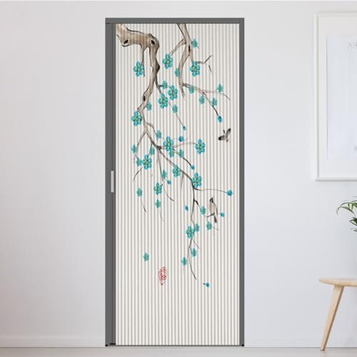 Accordion Doors Interior 80 78 72 60 48 40 30 24 20 Inch, Honeycomb Magnetic Folding Sliding Door for Living Room/ Toilet/ Bedroom/Balcony, Partition Gate Door Alternatives, No-drilling(180x203cm(71x8