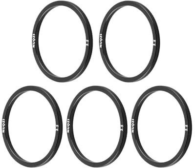 Sanmum 5 Stück Fahrrad Tretlager Unterlegscheibe | Aluminium Legierung Schwungrad Nabe Spacer 1.5/2/2.5/3mm Für BB68 BB73 BB90 BB92