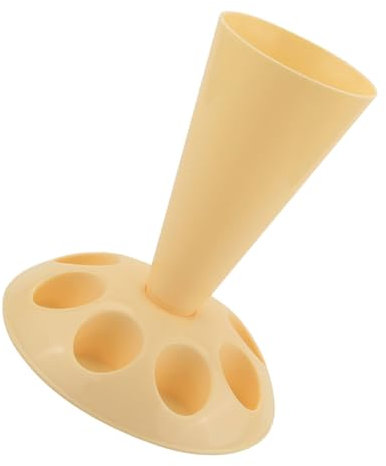 BESTOYARD Cake Decorating Piping Bag Holder and Piping Tips Organizer Small Frosting Bag Stand for Storage Rack in Cream Color for Home Baking