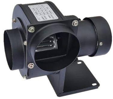 SSCYHT Ventilateur Radial 125MM avec contrôleur 200W Ventilateur centrifuge Radial Ventilateur d'aspiration Ventilateur d'extraction cheminée Ventilateur éolien, Ventilateur Commercial Industriel