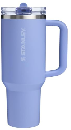 STANLEY Quencher ProTour Flip Straw Tumbler with Leakproof Lid 40 oz | Built-In Straw and Handle | Cup Holder Compatible for Travel | Insulated Stainless Steel Cup | BPA-Free | Hydrangea