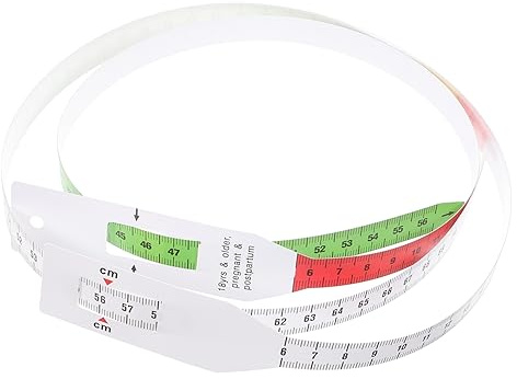 ADOCARN Maßband Satz Kinder Kopf Und Arm Maßbänder Aus Kunststoff 70cm 56cm Für Präzises Messen Von Körperumfang Bei Babys Und Kleinkindern