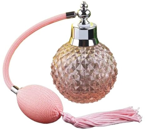 Frasco De Perfume Vintage Botella de perfume de cristal vintage de 100 ml, atomizador en aerosol, botella de vidrio for regalo de dama, botella de perfume de vidrio vintage Para Restaurar La Fragancia