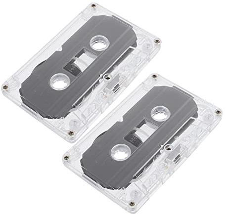 DIYEAH 2pièces Cassette Audio Vierge De Lot de Cassettes pour Enregistrement Musical