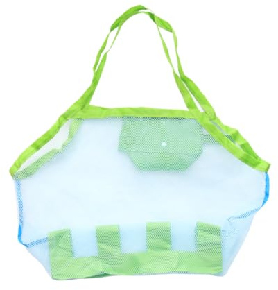 Gatuida Saco de Almacenamiento de Juguetes de Playa para Bolsa de Malla Grande Mochila Práctica para Actividades al Aire para Recoger Juguetes y Azul