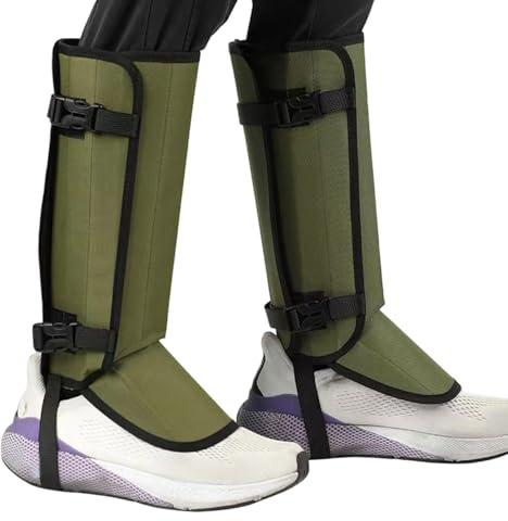 Generisch Polainas para senderismo | Protector de tobillo impermeable - Repelente de serpientes transpirable, para hombres y mujeres al aire libre invierno esquí nieve
