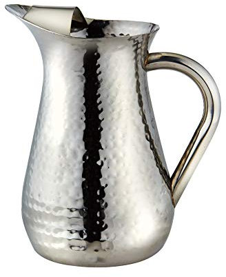 Elegance Hammered 48-Ounce Stainless Steel Pitcher