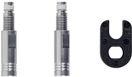 Schwalbe Aluminium Valve Extension SV Set of 2 17 mm Bicycle Accessories Silver