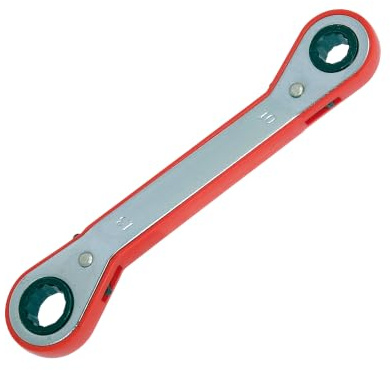 Neilsen CT1618 10mm x 13mm Offset Ratchet Ring Spanner with Forward Reverse Ratchet Switch