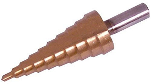 Silverline 868874 Titanbeschichteter HSS-Stufenbohrer 4–14 mm