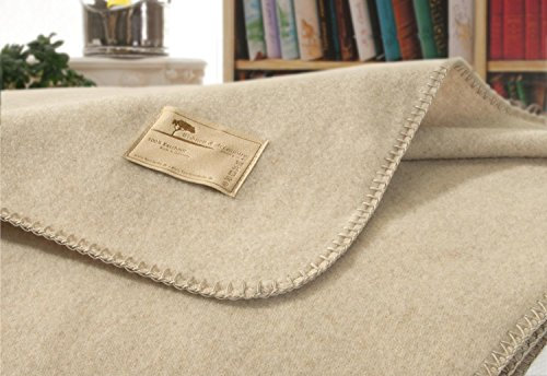 Coperta in cashmere, 100% cashmere Amalfi, 150 x 200 cm, punto a catena.
