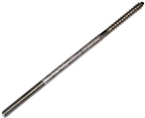 rohrfix-24 5 Stück Edelstahl Stockschrauben M10 x 180 mm