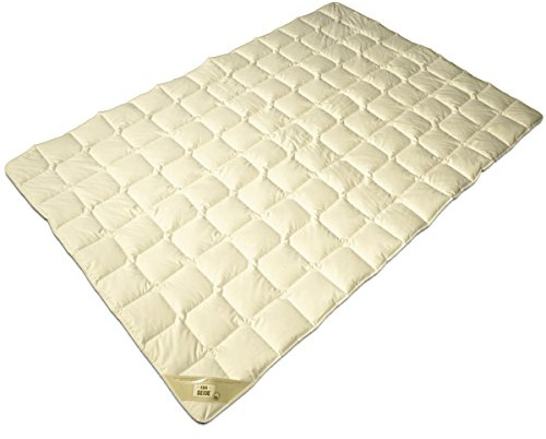 Garanta Naturbelassene Wild-Seide Sommerdecke in 155x220 cm aus 60% Seide und 40% Baumwolle mit einem Baumwollbezug aus 100% Baumwolle aus kontrolliert biologischem Anbau – Made in Germany