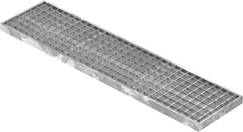 Fenau | Caillebotis (Pour les garages) / Grille conforme aux normes de l’industrie du bâtiment - Dimensions: 240 x 990 x 30 mm - Maillage: 30/30 mm (Cadre: 250 x 1000 x 33 mm)