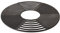 Esschert Design Grille de cuisson en fonte pour brasero Ø 60 x 1,3 cm avec rainures et surface de cuisson
