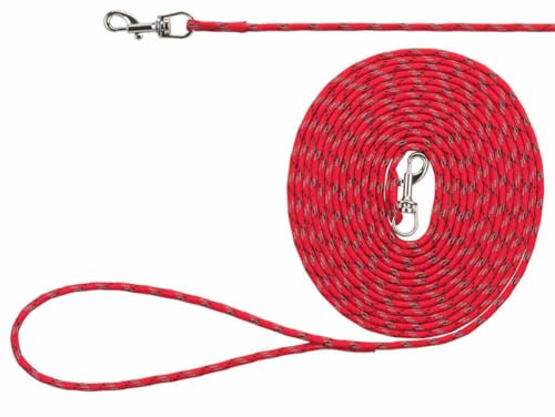 Trixie Junior Hundeleine, 4 m/ø 4 mm, Rot