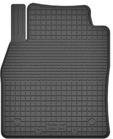 edecor Gummimatte Automatte Fahrermatte Gummifussmatte Gummi Fußmatte für Nissan Micra K13 Bj. 2010 - 2016 Fahrerseite AJ, schwarz