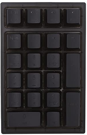 Tastierino numerico RGB, tastierino numerico meccanico ergonomico retroilluminato a 21 tasti, tastierino numerico cablato USB piccolo, regolazione della luminosità con estrattore chiave per computer